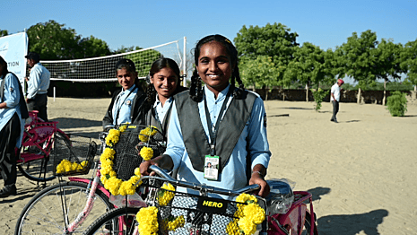 SHE RIDE bicycle distributions